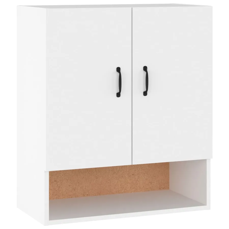 Armoire murale Blanc 60x31x70 cm Bois d'ingénierie - 2