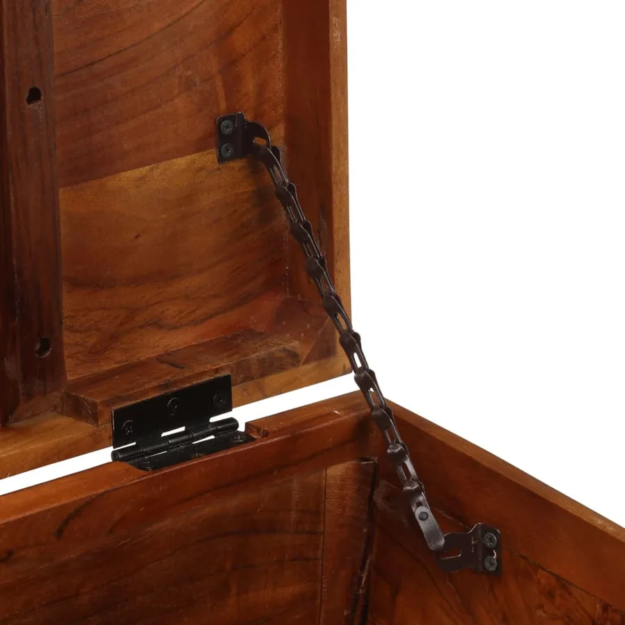 Coffre de rangement 110x35x41 cm Bois d'acacia solide - 8