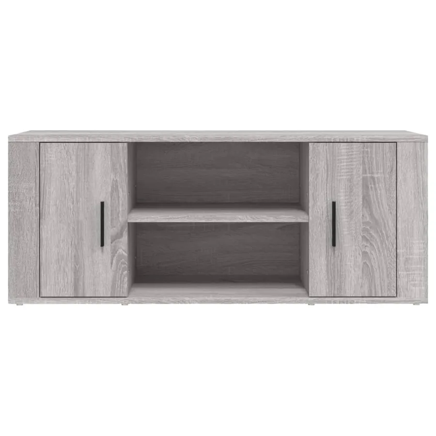 Meuble TV Sonoma gris 100x35x40 cm Bois d'ingénierie - 5
