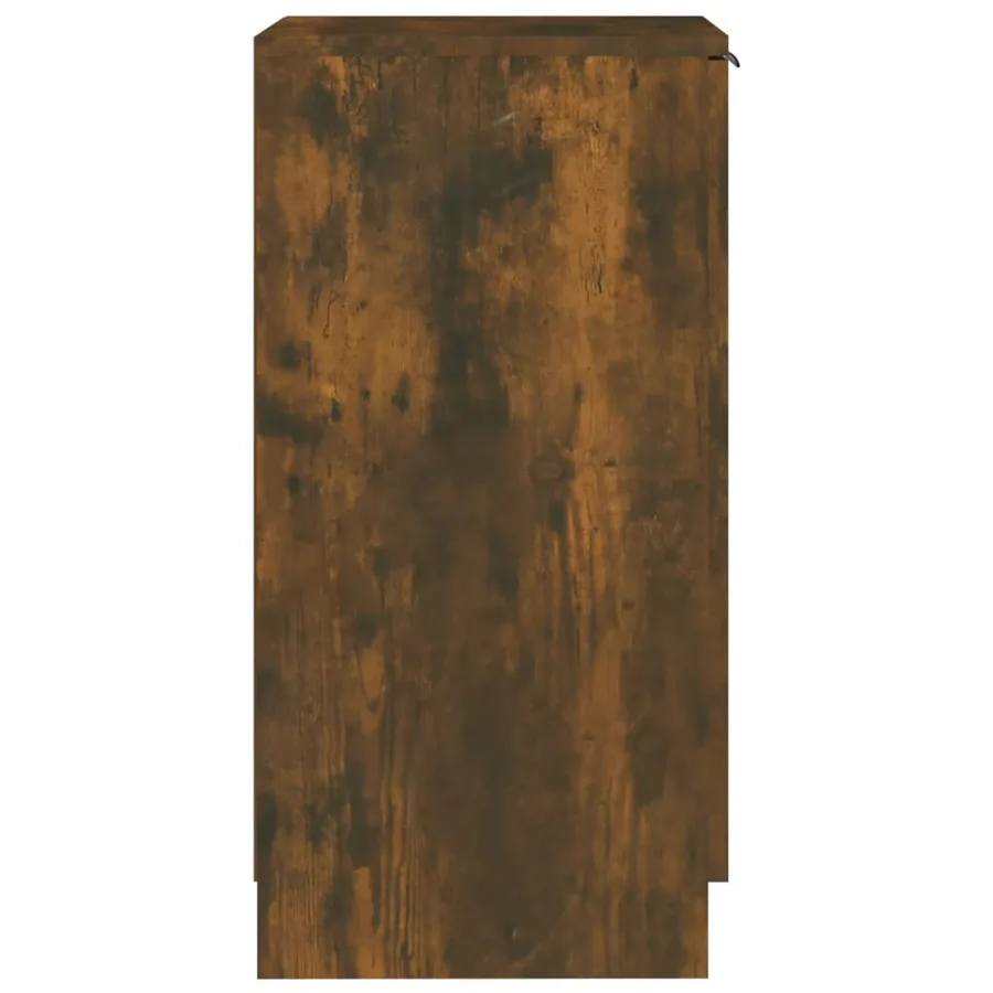 Armoire à chaussures Chêne fumé 30x35x70 cm Bois d'ingénierie - 7