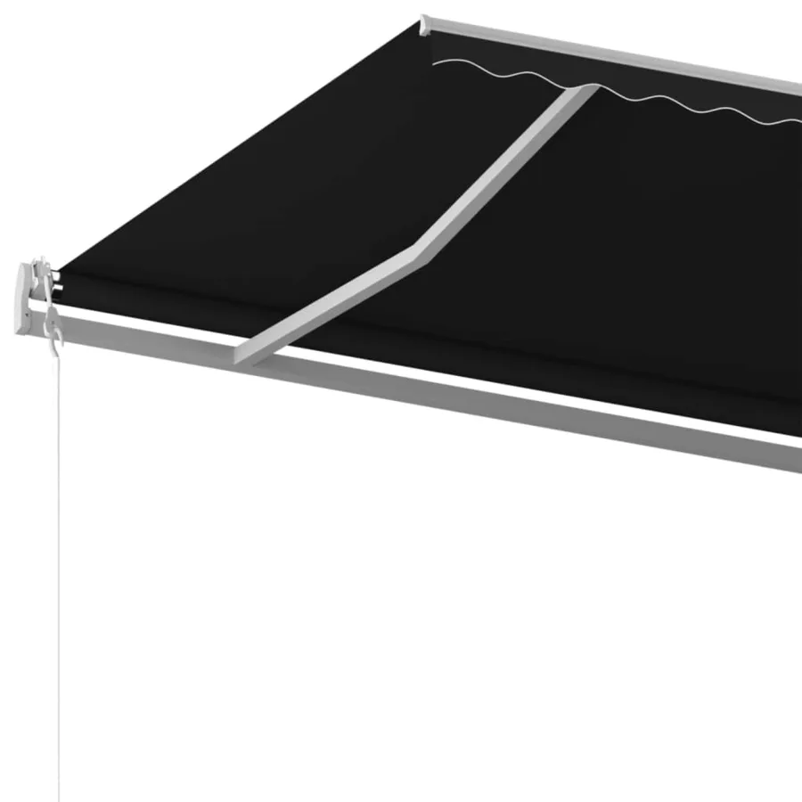 Auvent manuel rétractable 500x350 cm Anthracite - 4