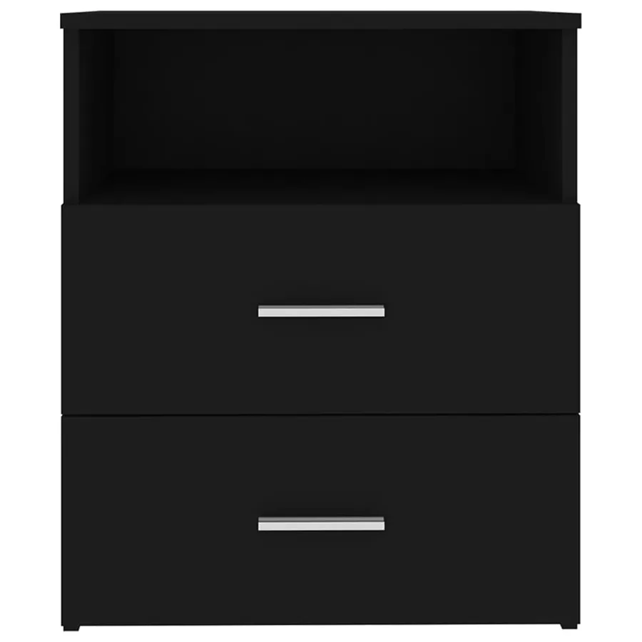 Tables de chevet 2 pcs Noir 50x32x60 cm - 6