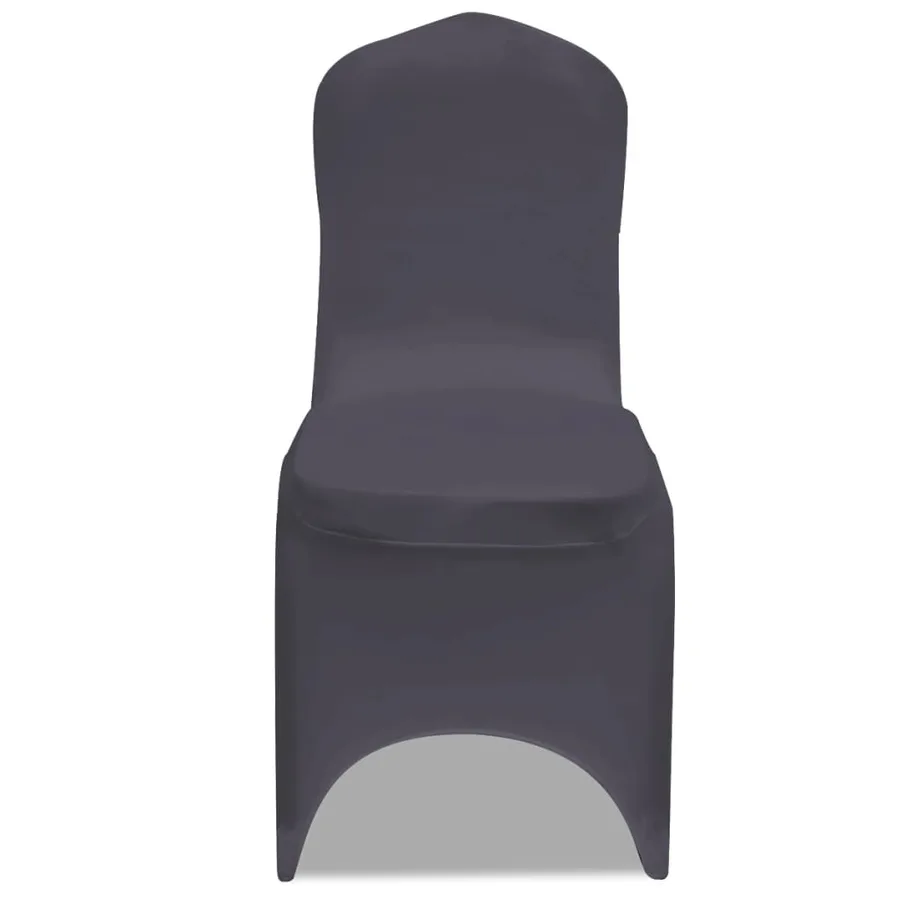 Housse de chaise extensible 6 pcs anthracite - 3