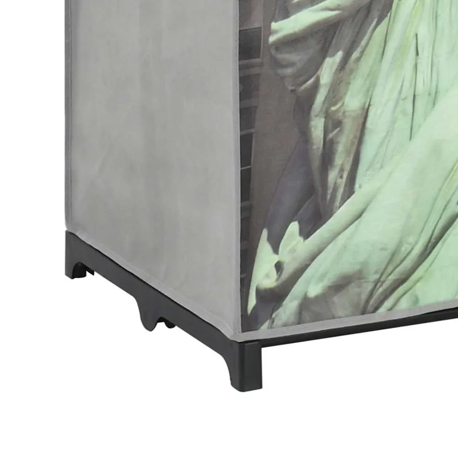 Garde-robe New York 75x45x160 cm Tissu - 7