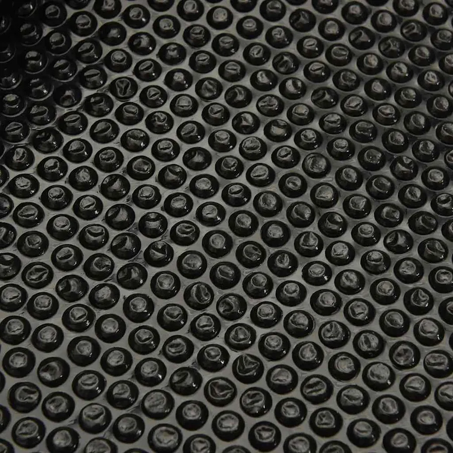 Couverture de piscine rectangulaire 600x400 cm PE Noir - 5