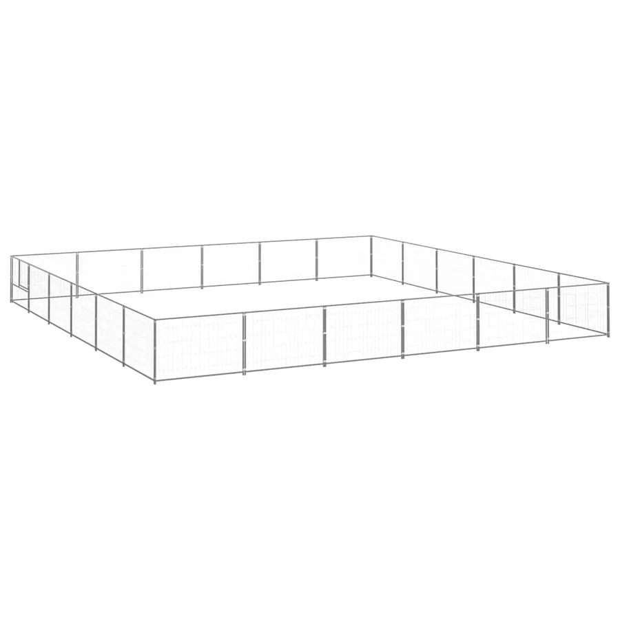 Chenil Argenté 36 m² Acier - 2