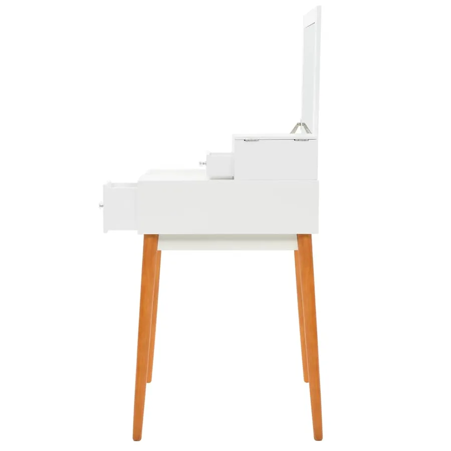 Coiffeuse avec miroir MDF 60 x 50 x 86 cm - 11