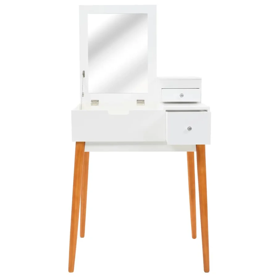 Coiffeuse avec miroir MDF 60 x 50 x 86 cm - 12