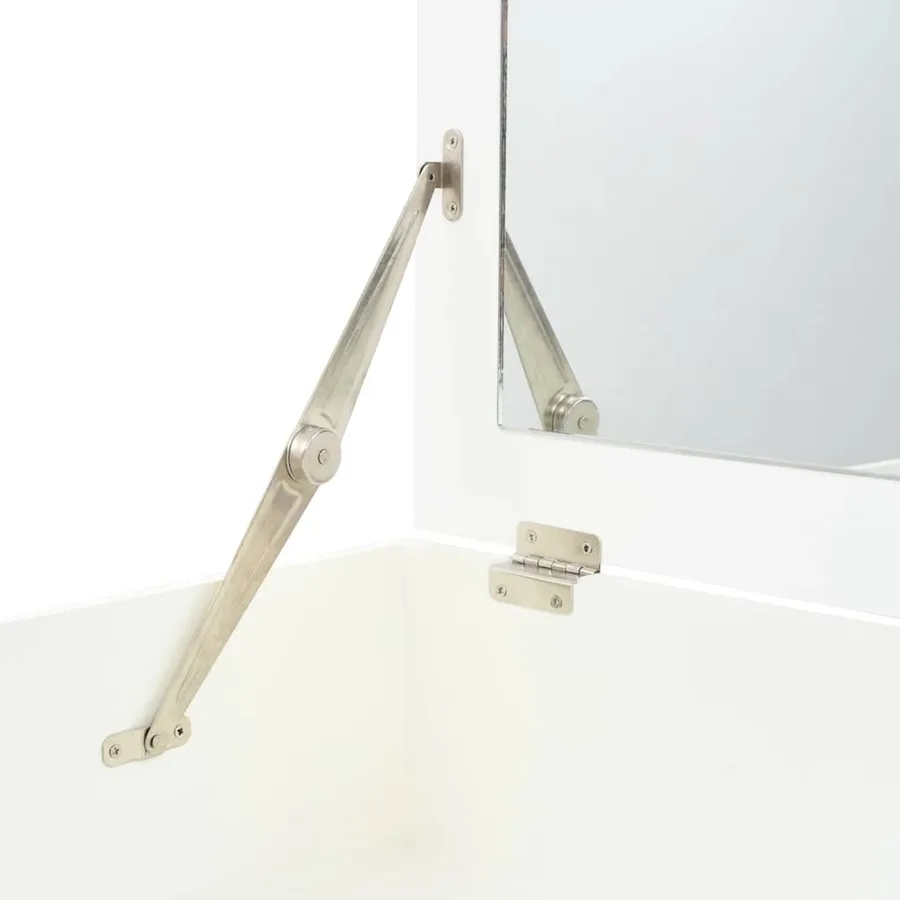 Coiffeuse avec miroir MDF 60 x 50 x 86 cm - 13