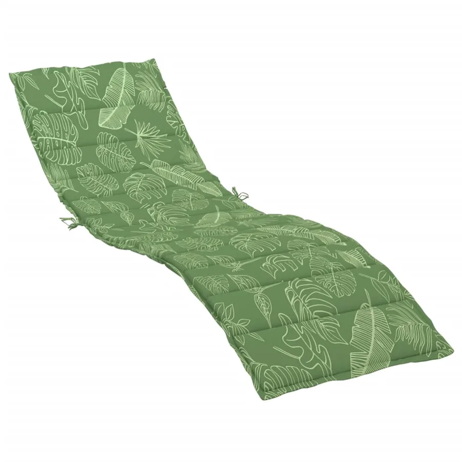 Coussin de chaise longue motif de feuilles tissu oxford - 2
