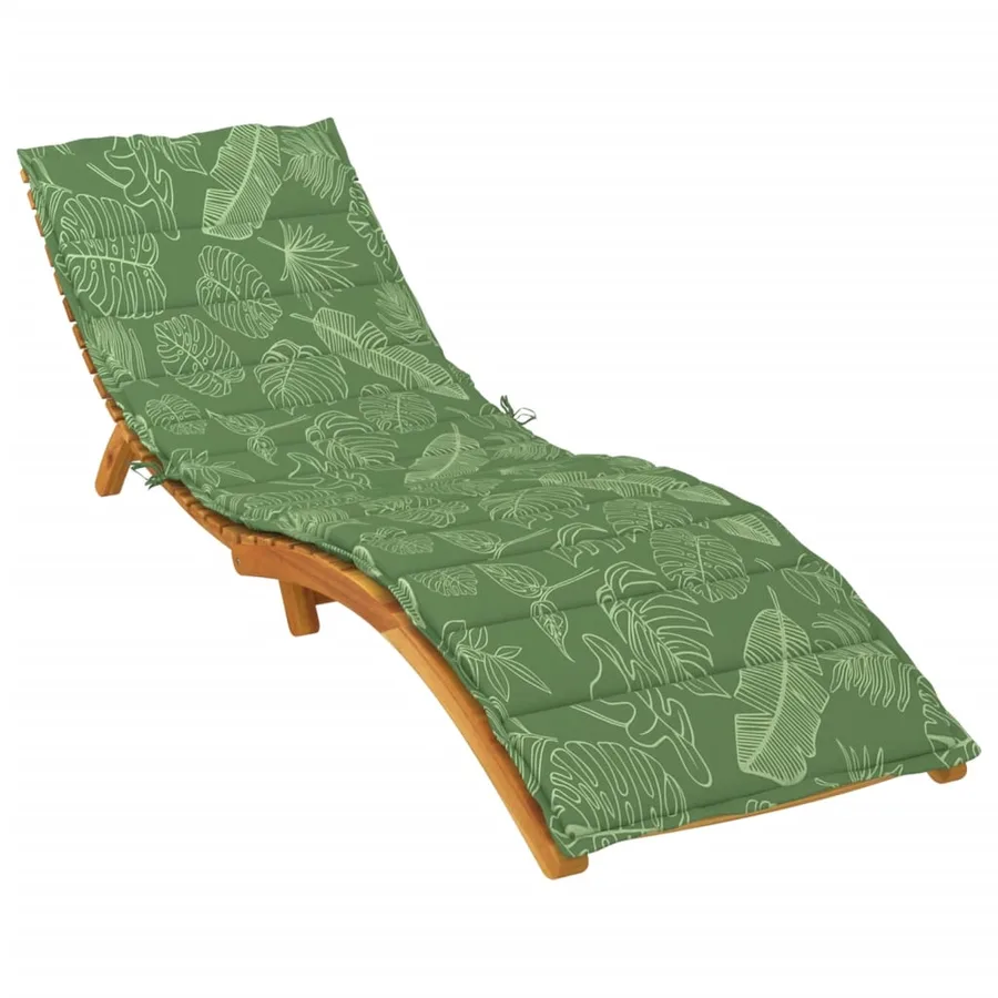 Coussin de chaise longue motif de feuilles tissu oxford - 3