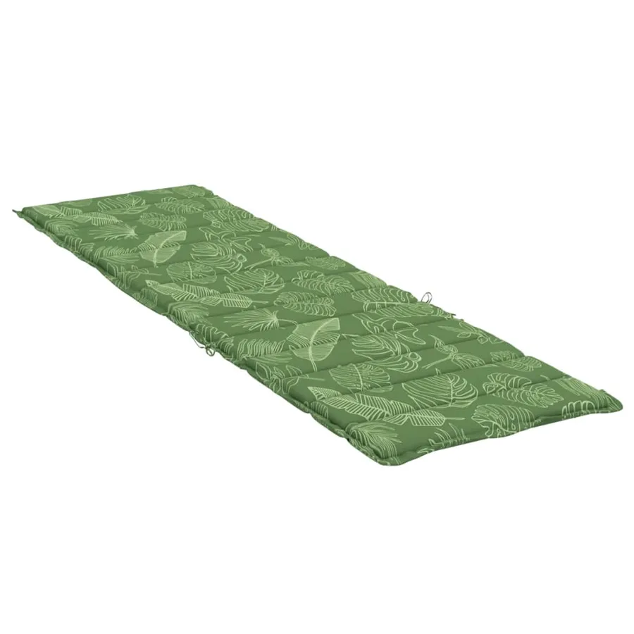 Coussin de chaise longue motif de feuilles tissu oxford - 4