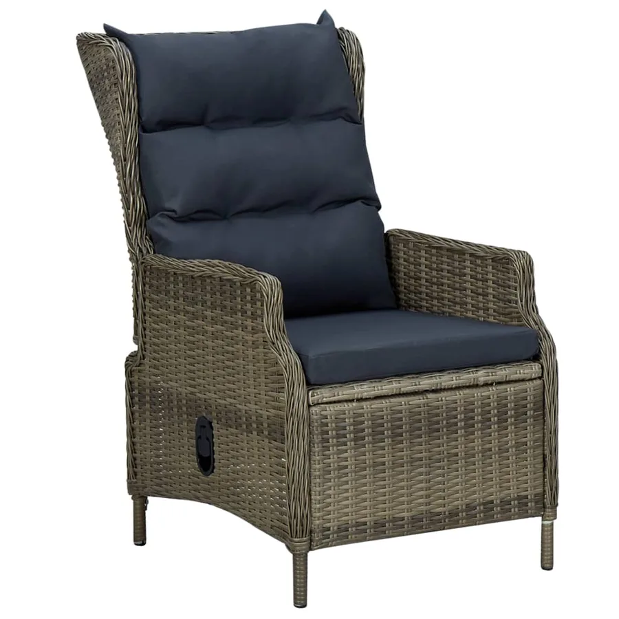 Ensemble à manger de jardin 3 pcs Marron - 6
