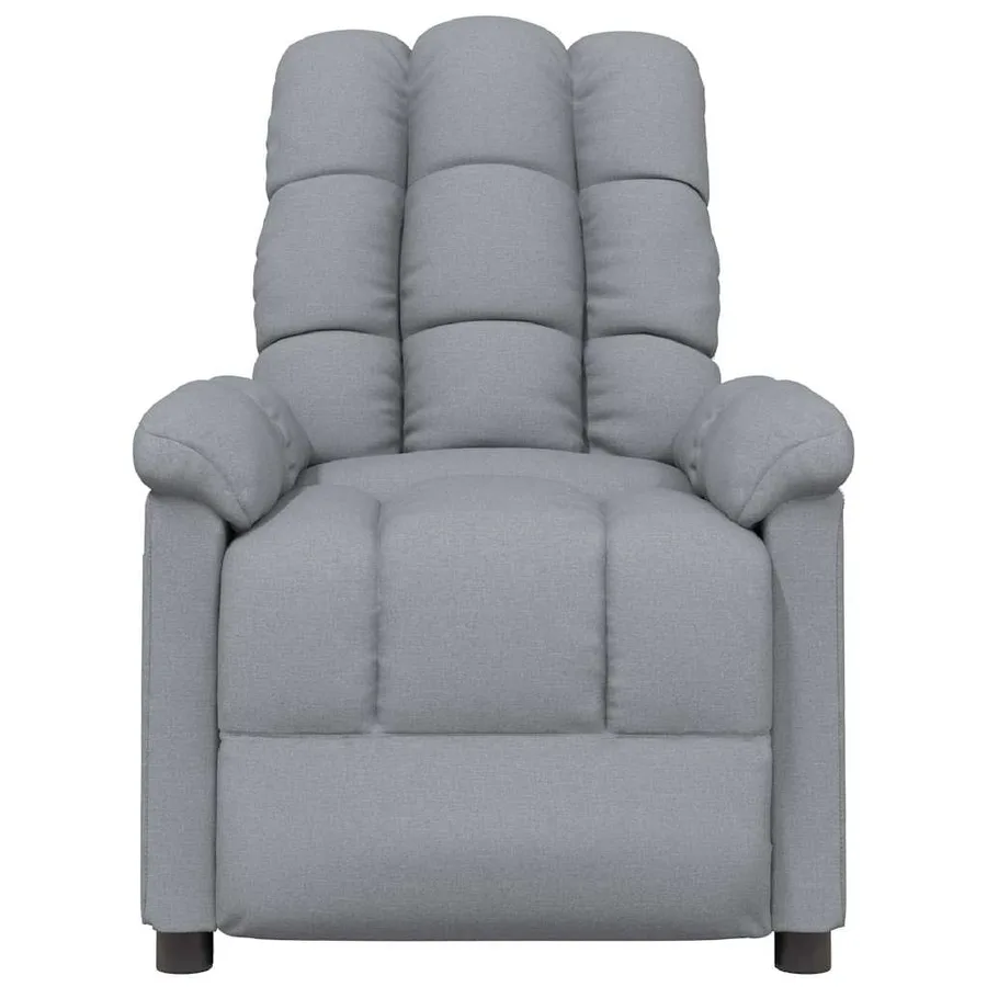 Fauteuil inclinable Gris clair Tissu - 3