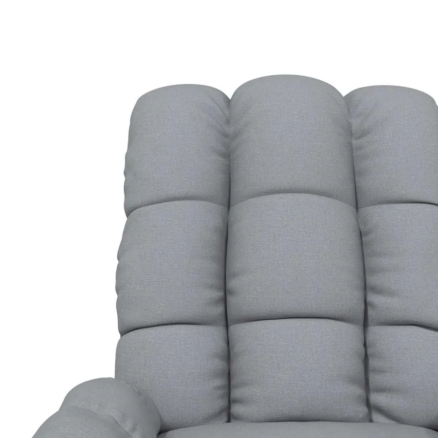 Fauteuil inclinable Gris clair Tissu - 7