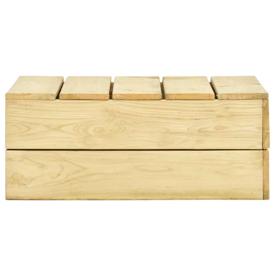 Salon de jardin 2 pcs Bois de pin imprégné - 10