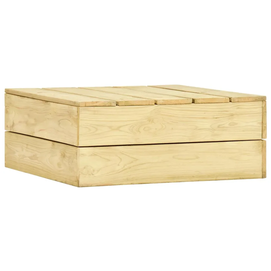 Salon de jardin 2 pcs Bois de pin imprégné - 8