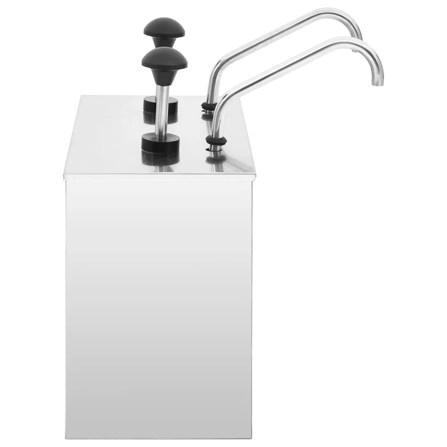 Distributeur de sauces Acier inoxydable 2 x 3,5 L - 3