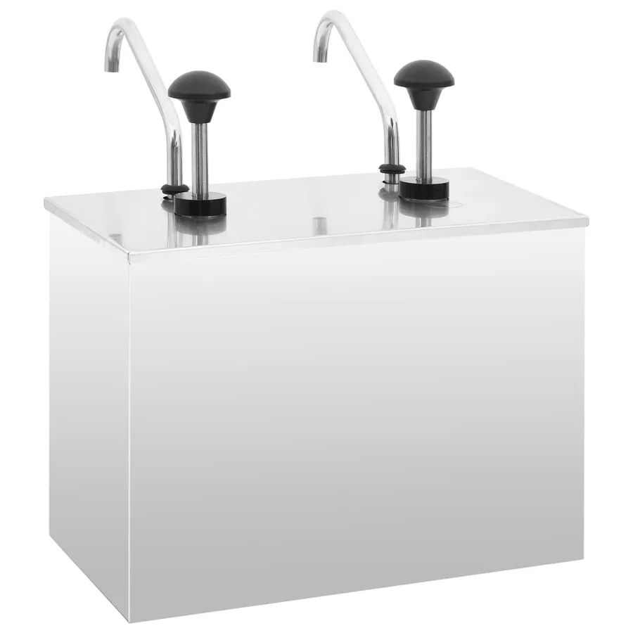 Distributeur de sauces Acier inoxydable 2 x 3,5 L - 4