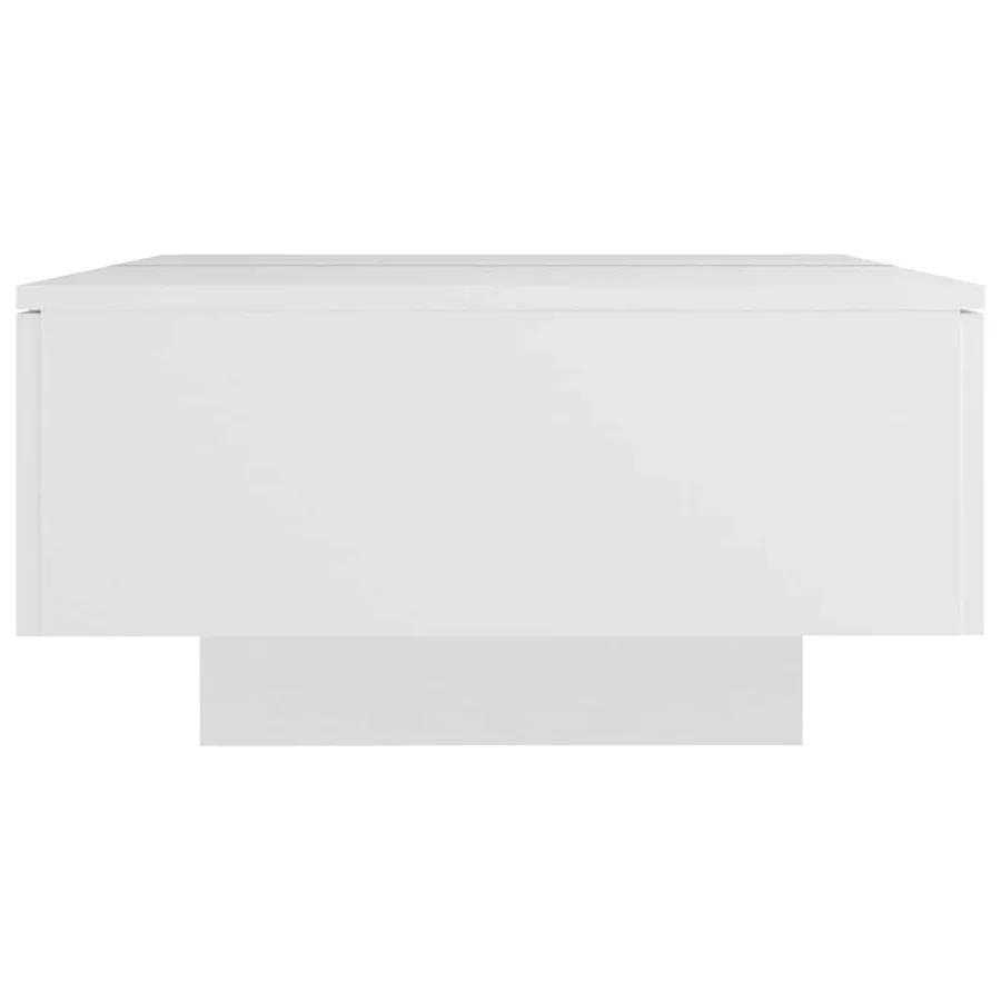 Table basse Blanc 90x60x31 cm Aggloméré - 4