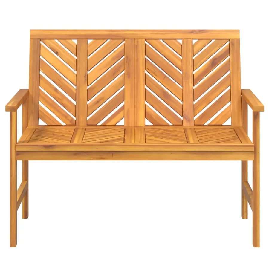 Banc de jardin 109 cm bois massif d'acacia - 3