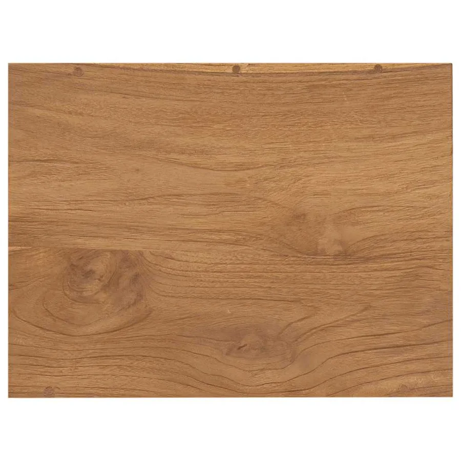 Table de chevet teck massif 40x30x50 cm - 5