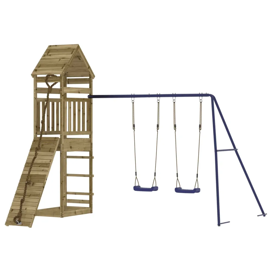 Aire de jeux d'extérieur bois de pin imprégné - 2