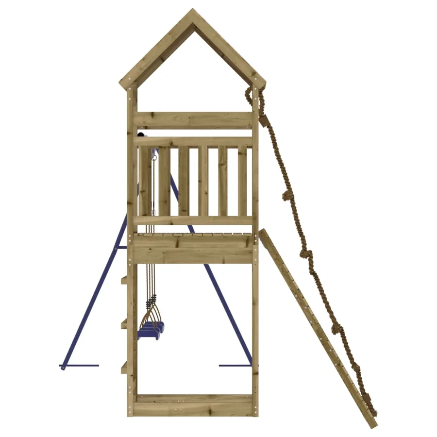 Aire de jeux d'extérieur bois de pin imprégné - 7