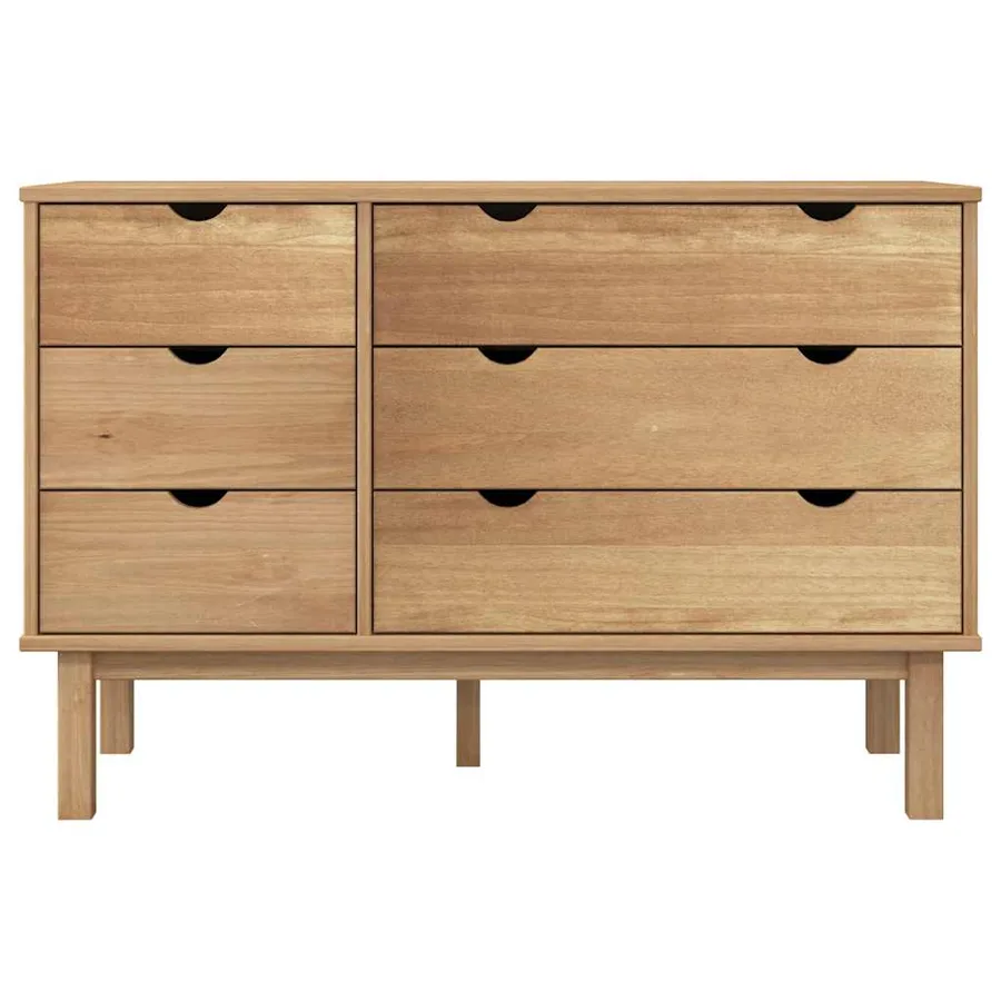 Commode OTTA 111x43x73,5 cm bois de pin massif - 4
