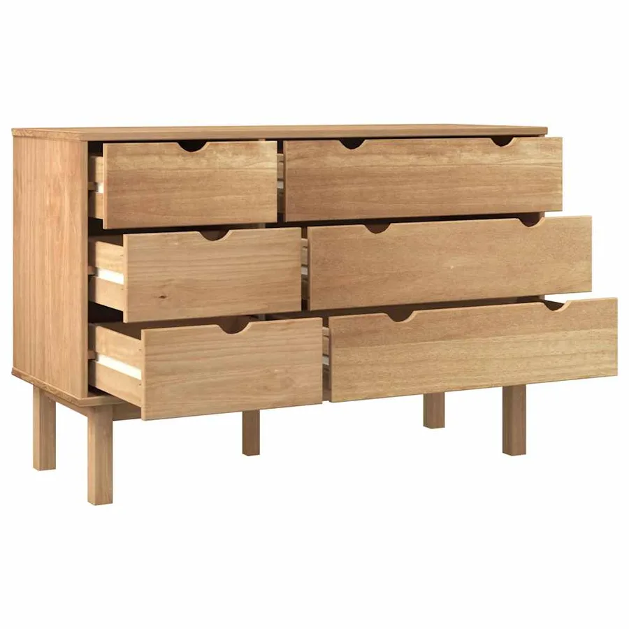 Commode OTTA 111x43x73,5 cm bois de pin massif - 5