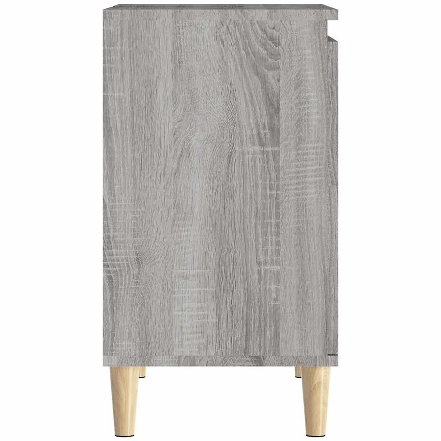 Meuble d'évier sonoma gris 58x33x60 cm bois d'ingénierie - 8