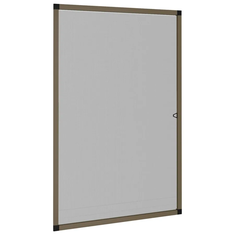 Moustiquaire pour fenêtres Marron 80x120 cm - 2