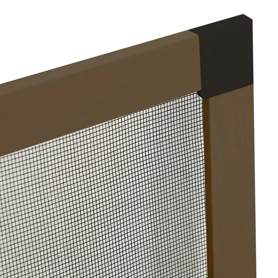 Moustiquaire pour fenêtres Marron 80x120 cm - 6