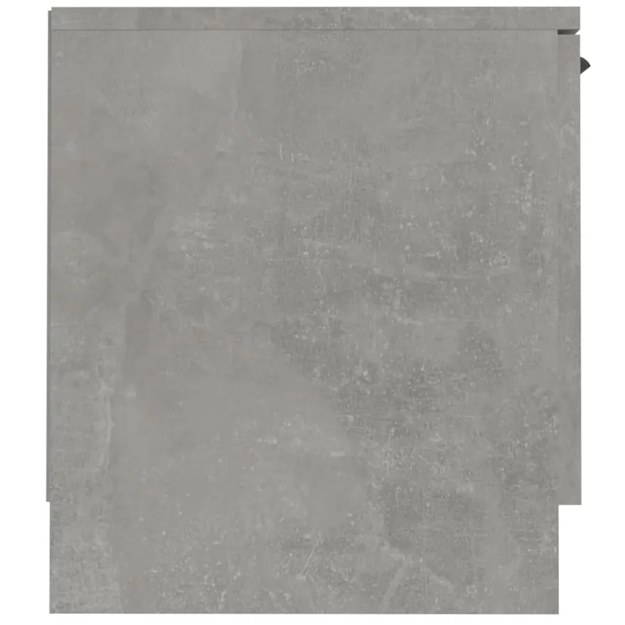 Meuble TV gris béton 140x35x40 cm bois d'ingénierie - 6