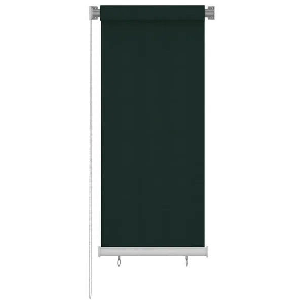 Store roulant d'extérieur 65 (l) x 140 (H) cm HDPE vert foncé