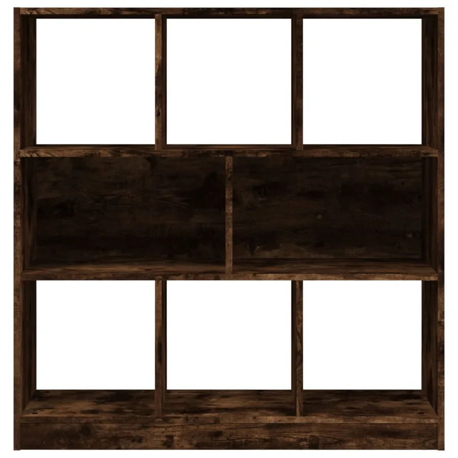 Bibliothèque Chêne fumé 97,5x29,5x100 cm Bois d'ingénierie - 4
