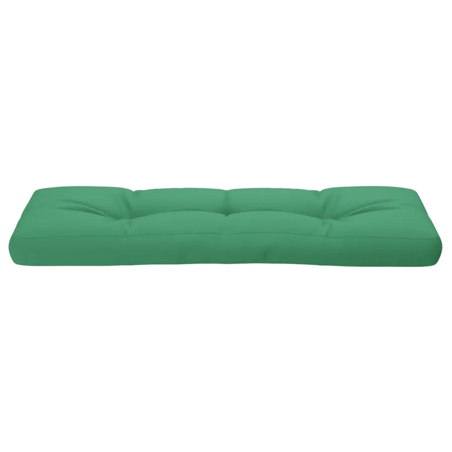 Coussin de palette vert 120x40x12 cm tissu - 5