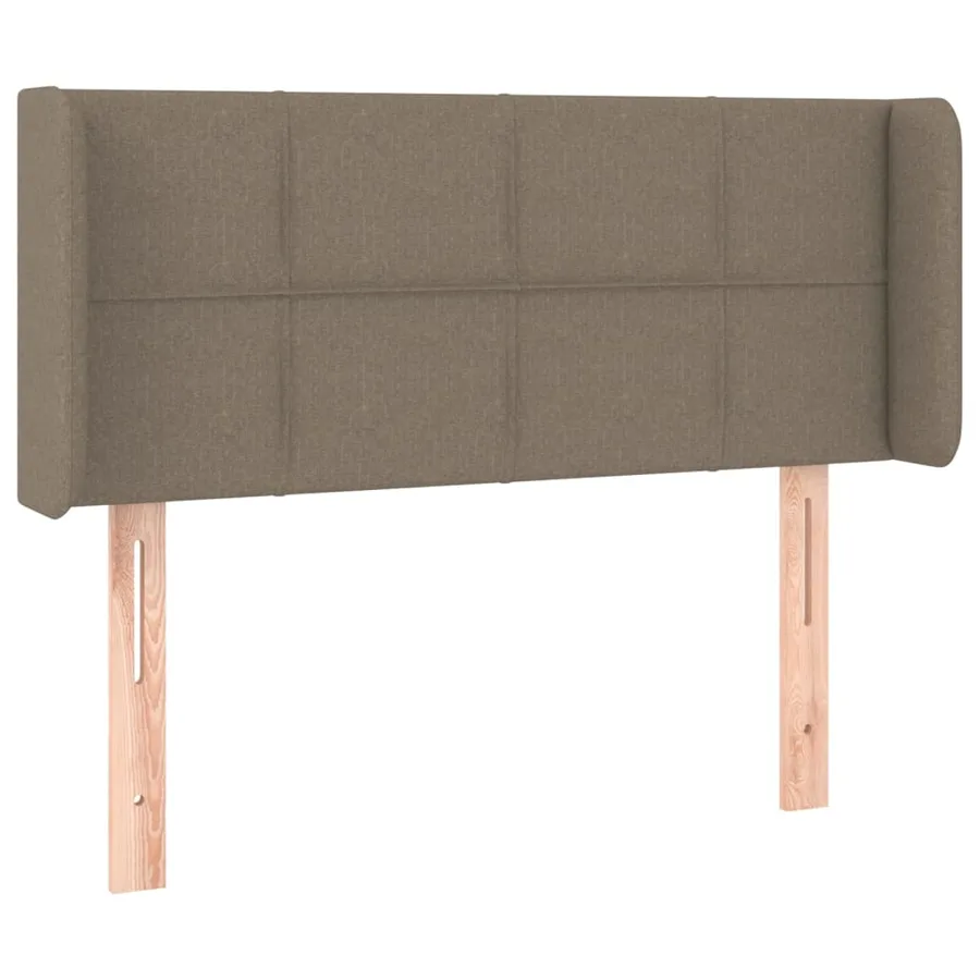Tête de lit à LED Taupe 93x16x78/88 cm Tissu - 3