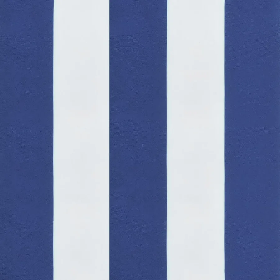 Coussins de palette lot de 2 rayures bleues/blanches - 9