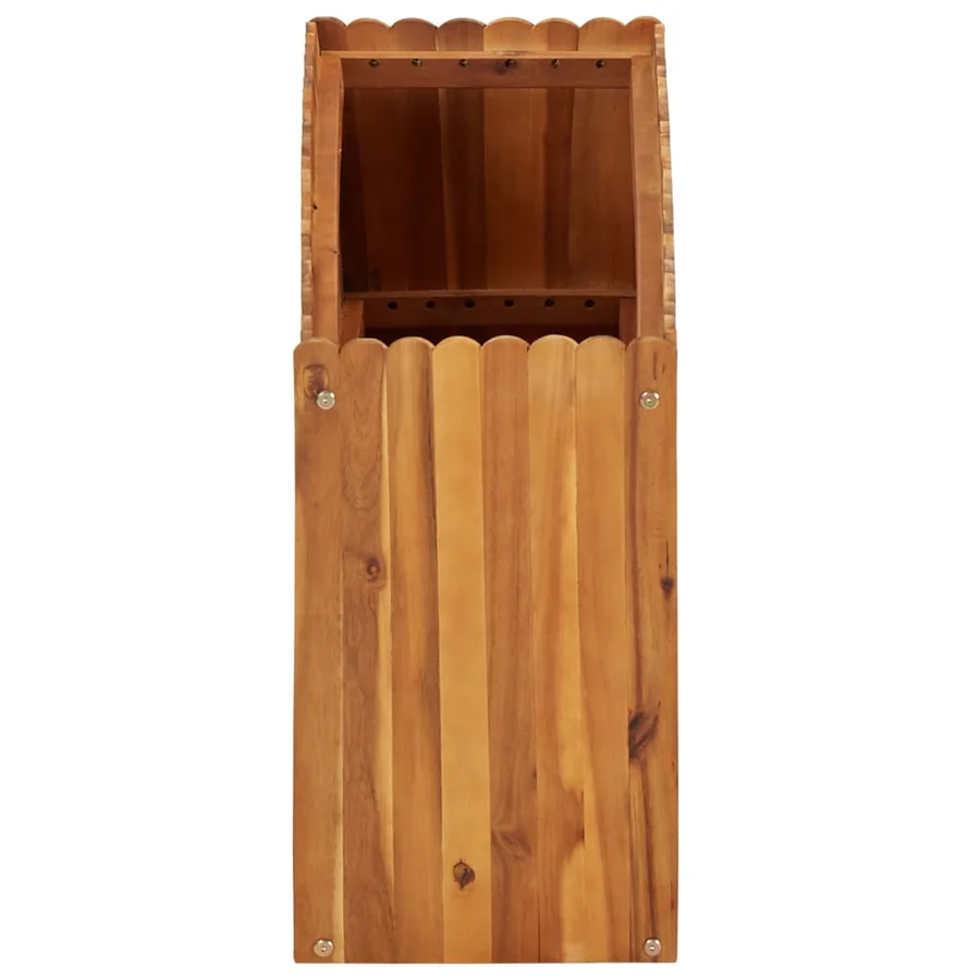 Lit surélevé de jardin 100x30x50 cm Bois massif d'acacia - 3