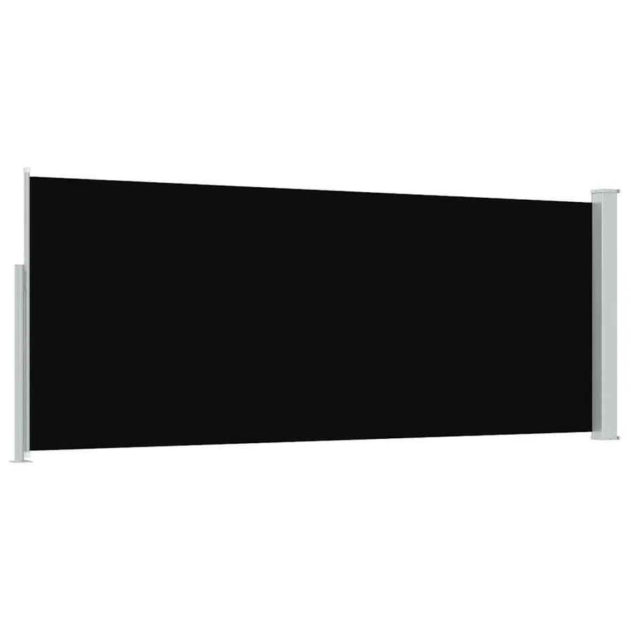 Auvent latéral rétractable 120 x 300 cm Noir - 6