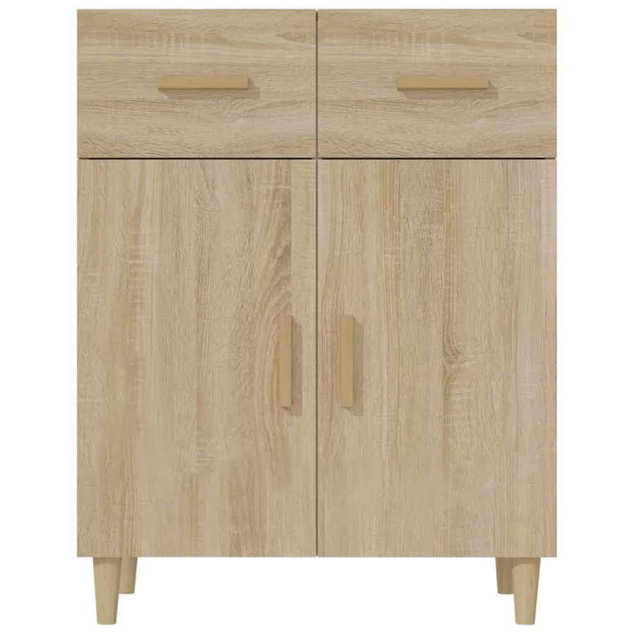 Buffet chêne sonoma 69,5x34x89 cm bois d'ingénierie - 3