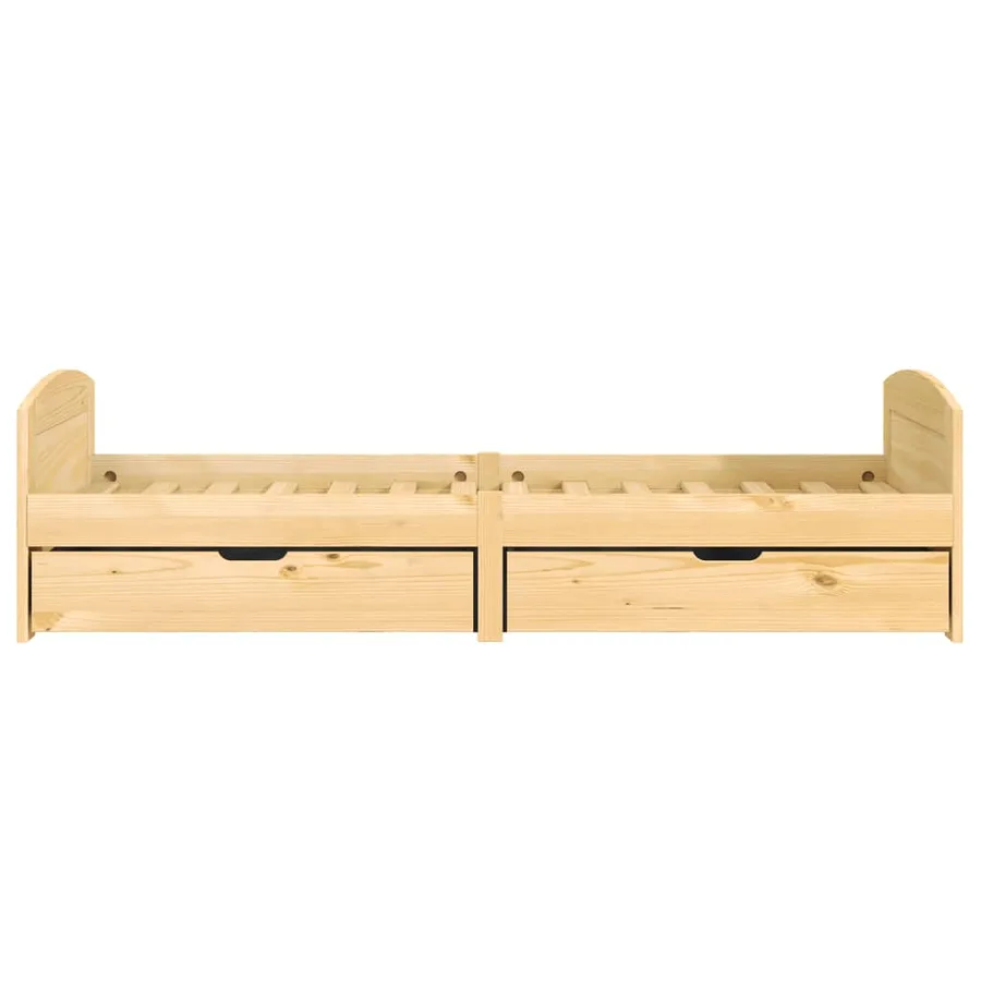 Lit de jour avec 2 tiroirs sans matelas IRUN 90x200 cm - 4