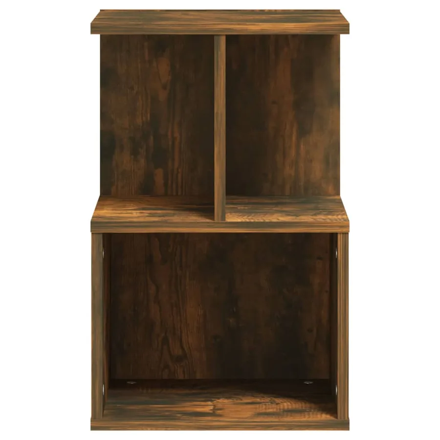 Tables de chevet 2 pcs Chêne fumé 35x35x55 cm Bois d'ingénierie - 5