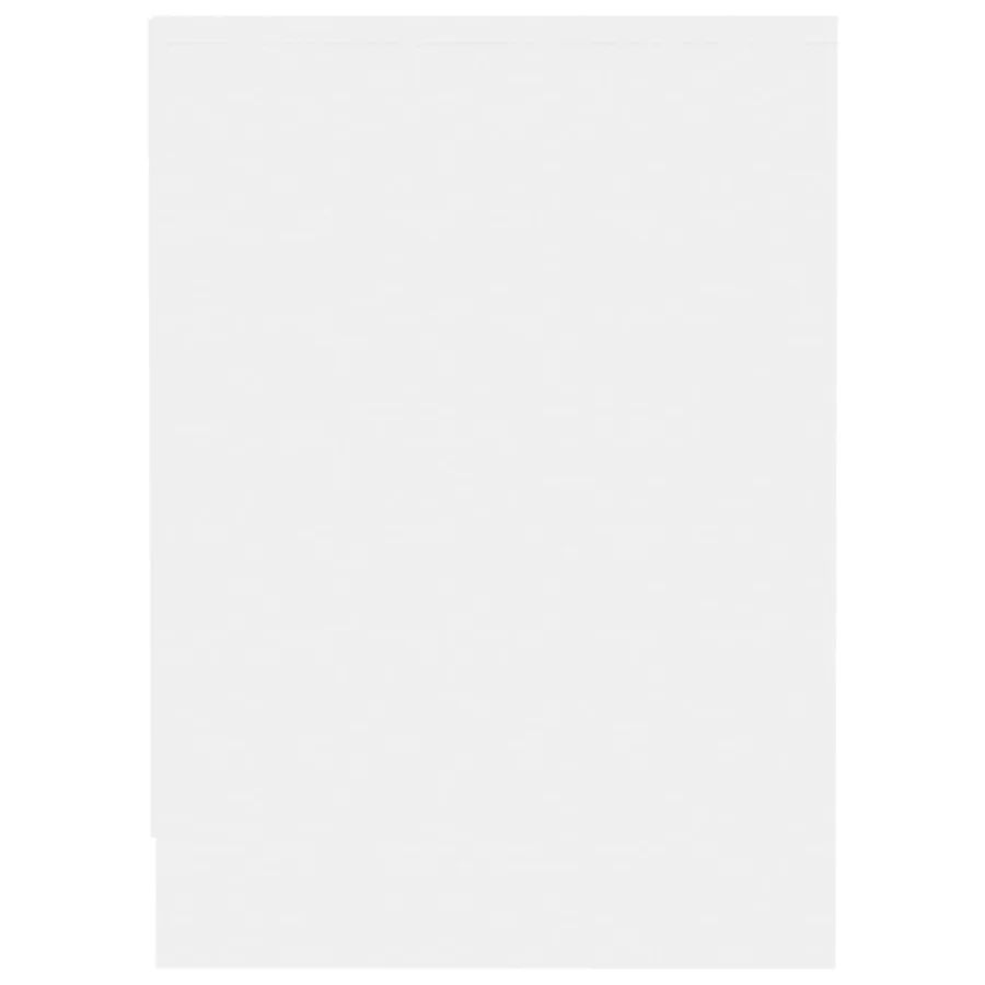 Meuble TV Blanc 102x37,5x52,5 cm Bois d'ingénierie - 4
