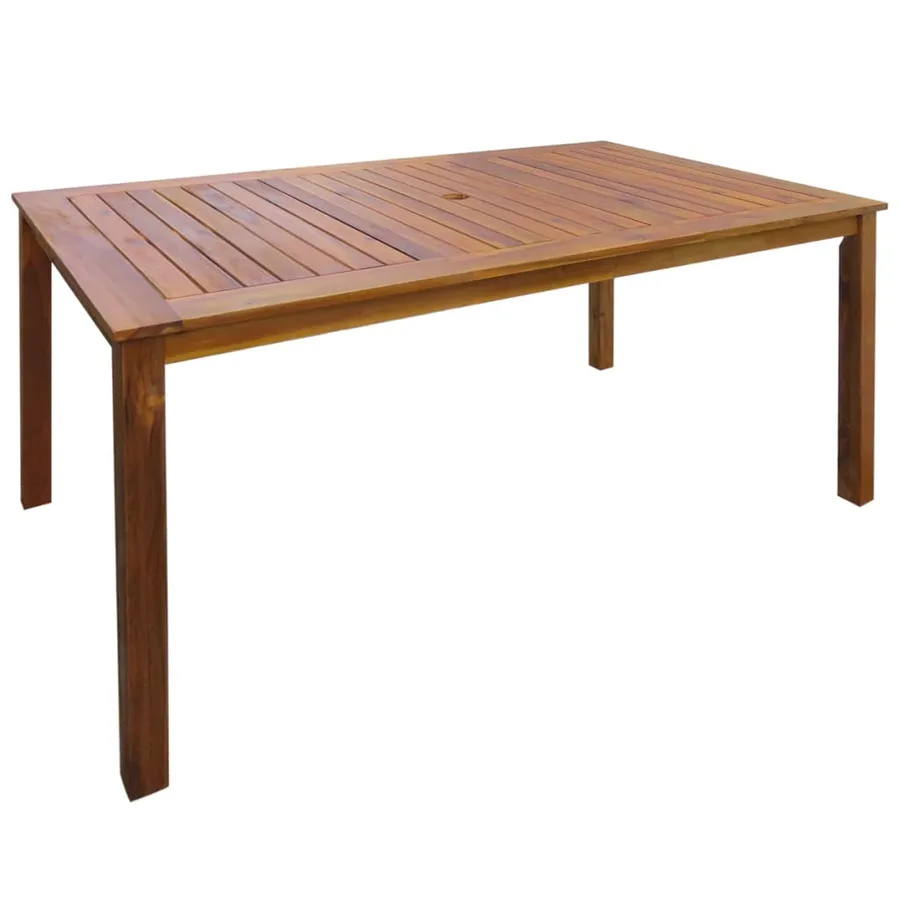 Ensemble à manger d'extérieur 7 pcs Bois d'acacia solide - 2