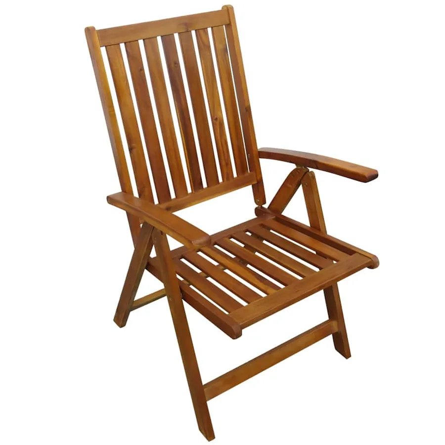 Ensemble à manger d'extérieur 7 pcs Bois d'acacia solide - 6