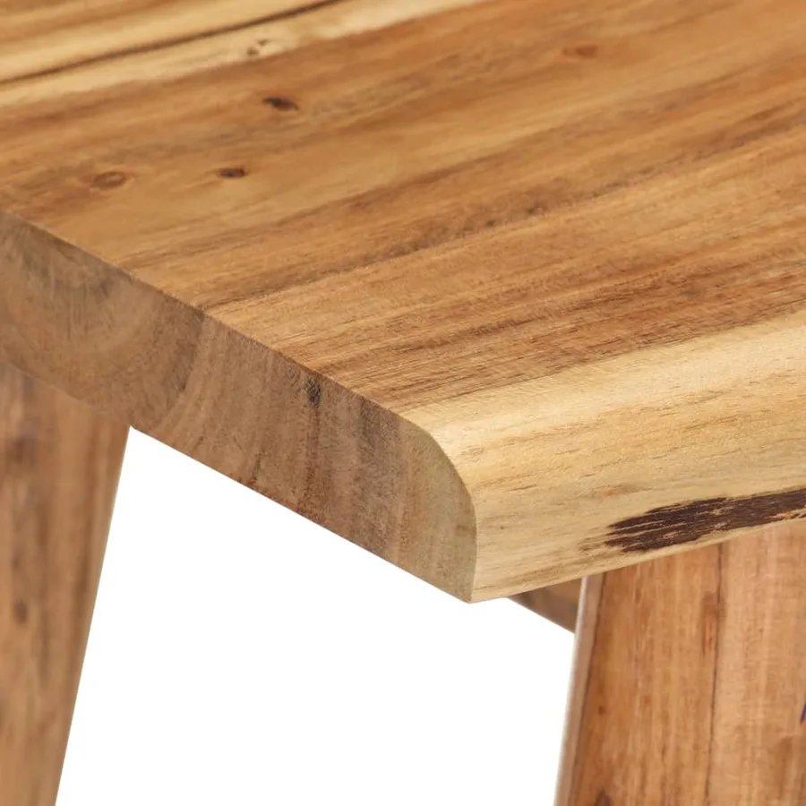 Table de chevet Bois d'acacia massif 45 x 32 x 55 cm - 6