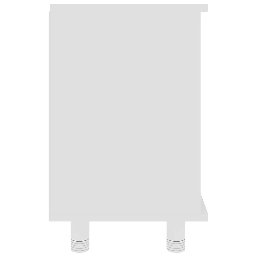 Armoire de salle de bain Blanc 60x32x53,5 cm Bois d'ingénierie - 7