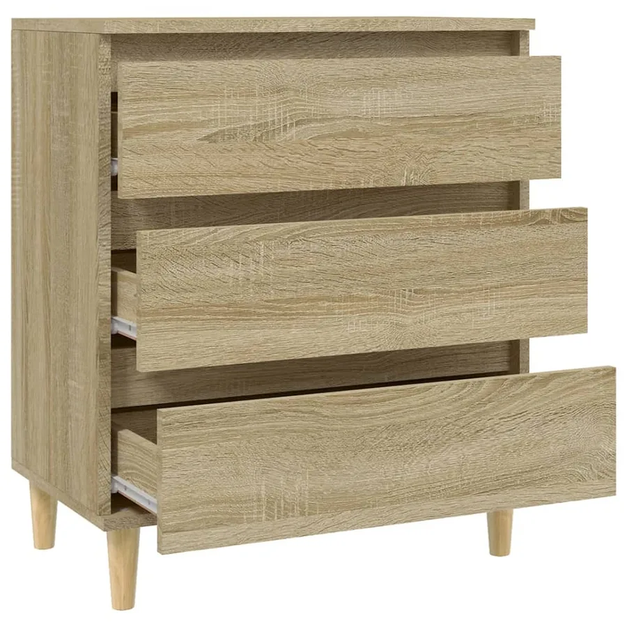 Buffet Chêne sonoma 60x35x70 cm Bois d'ingénierie - 7